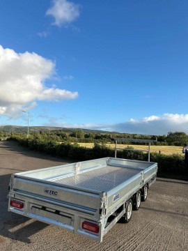 M-Tec 10ft x 5.6ft Twin Axle Flatbed Trailer