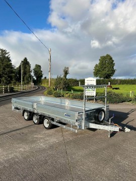 M-Tec 12ft Twin Axle Flatbed Trailer