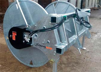Slurryquip 1200m Slurry Front and Back Mounted Hose Reeler, Farm Compare